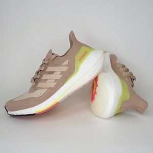 Adidas Ultraboost 21 Pale Pink Women Running Sz 7